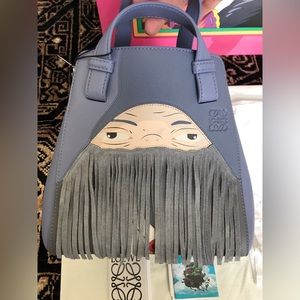 Loewe Howl’s Moving Castle Markl Hammock Nuggets Blueberry Bag